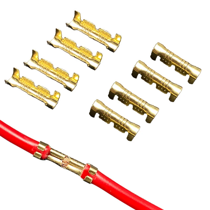 50pcs 100pcs 200pcs Docking Terminal U Type Terminal Tab 0.3 To 1.5mm2 Terminal Block Connector Double Connector Terminal 2030