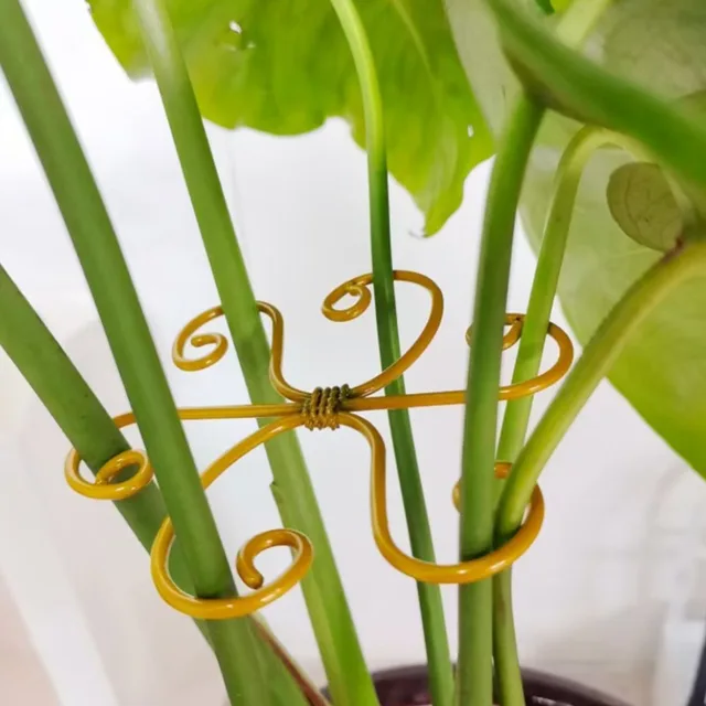 Iron Plant Stake Support Frame Flower Arrangement Tool for Lotus Wire and Plant Climbing Frame with Anti Fall Support Garden DIY 2