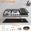 Bulit-In Gas Cooktop with Griddle, 5 Italy SABAF Powerful Burners Over 92% High Efficiency, Max 48300BTU Gas Stove Top, 304 Stai 6