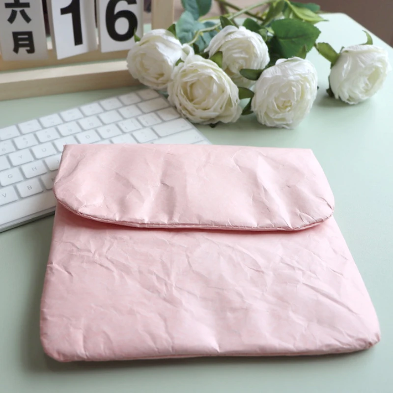 DuPont paper waterproof and shockproof bag, magnetic buckle storage bag, file, test paper, ticket, data cable bag, business mini 5