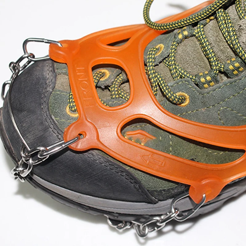 Crampons Stainless Steel Anti-Skid Ski Claws Mud Ice And Snow Anti-Skid Shoe Covers Mountaineering Anti-Skid Shoe Chains 3
