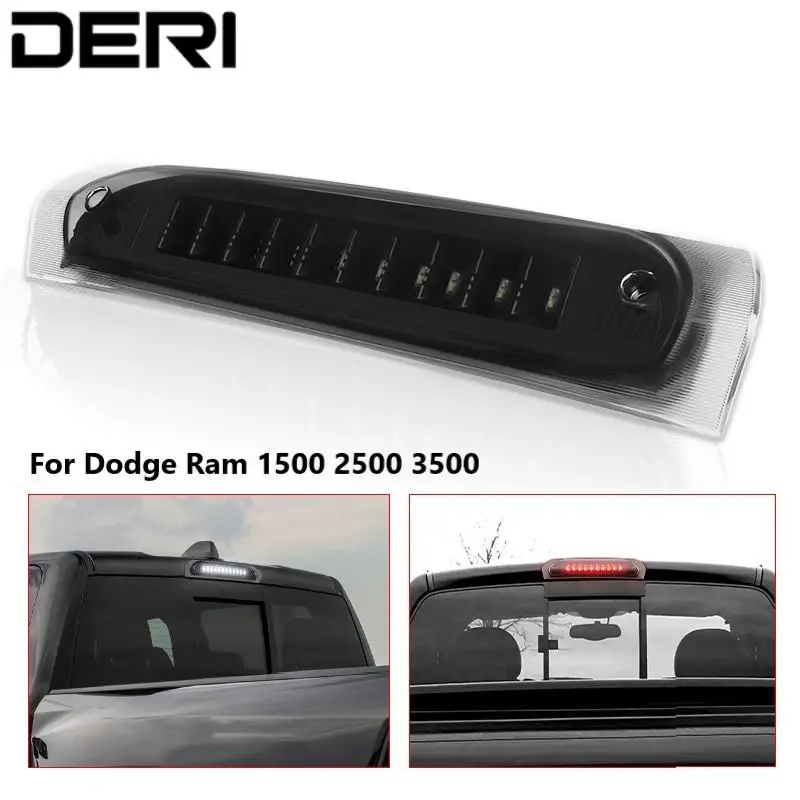 

LED 3rd Brake Light Rear High Mount Cargo Lamp For Dodge Ram 1500 2002-2008 2500 3500 2003-2009 Plug&Play Taillight Stop Signal