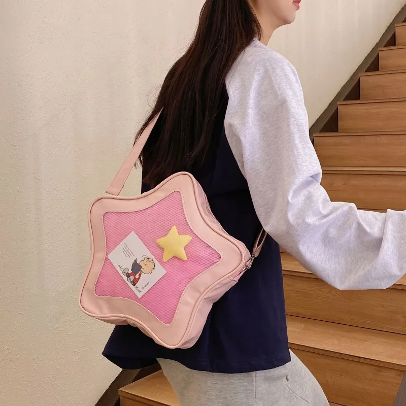 รูปสินค้า กระเป๋าสะพายมินิมอล น่ารักสไตล์ญี่ปุ่น ใส่ได้ทุกวัน