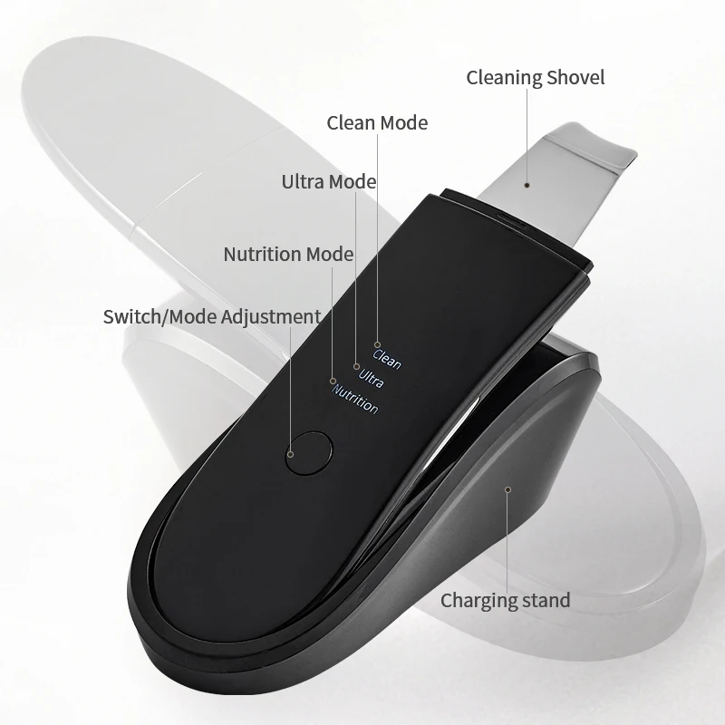 Facial Cleansing Brush-Deep Cleansing And Blackhead Removal With Massage, Valentine's Day Gift Skin Care Scraper Ultrasonic