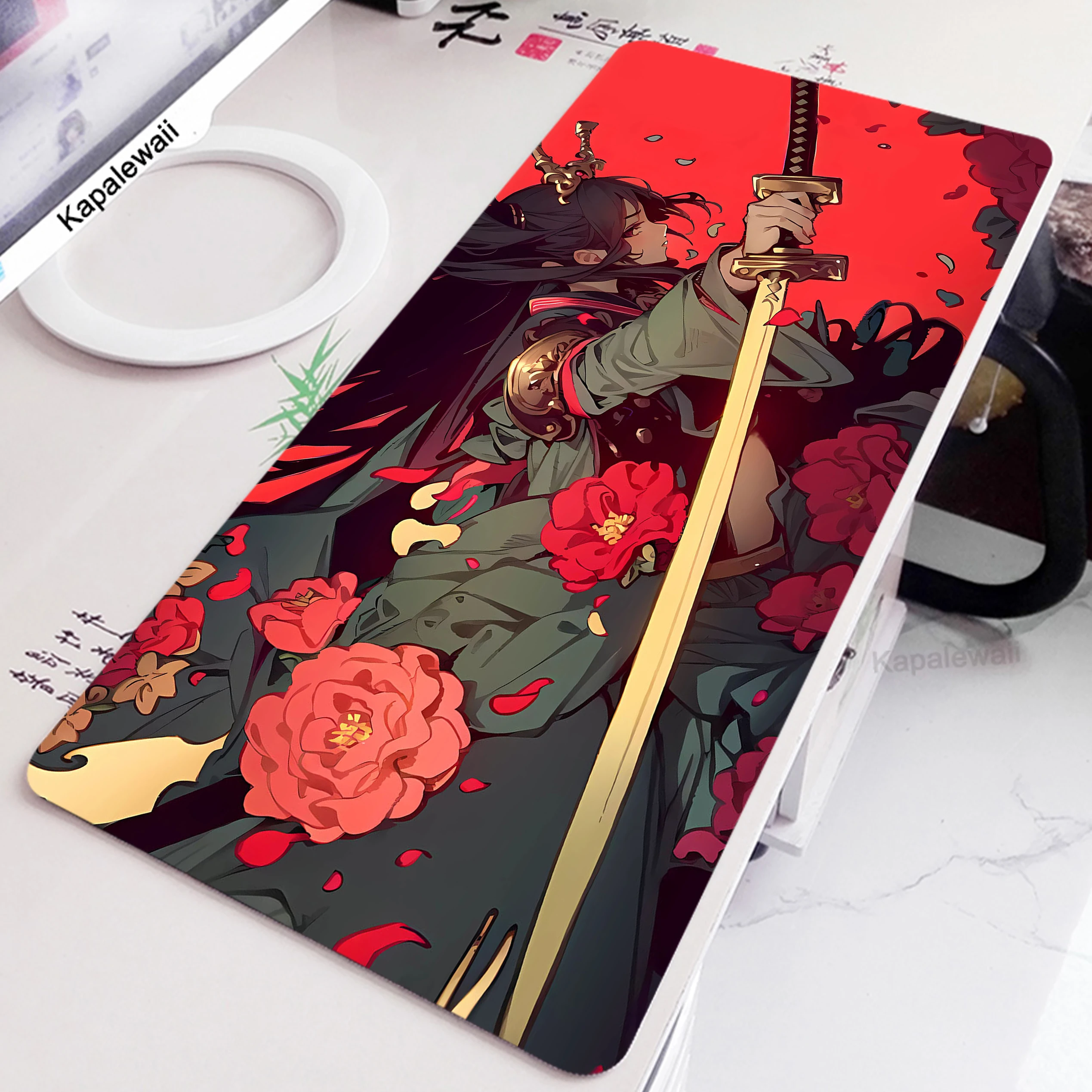 Anime Girl Mouse Pad Kawaii Mousepad Gaming Speed Keyboard Pads Large Gamer Mouse Mat Rubber Desk Mat 100x50cm HD Print Carpet gaming mousepad,mouse pad,computer desk mat