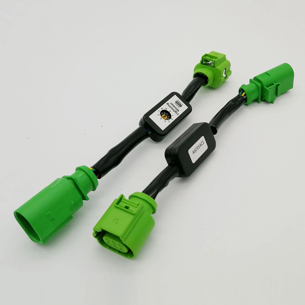 2pcs Dynamic Turn Signal Adapter Indicator LED Left Right Taillight Add