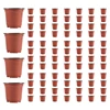 1200Pcs 4 Inch Plastic Flower Seedlings Nursery Supplies Planter Pot/Pots Containers Seed Starting Pots Planting Pots 1