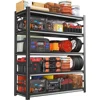 72" H|36" W All-Metal Garage Shelving Unit and Storage-Easy Assembly Shelves 5-Tier Rack|Heavy-Duty Adjustable Shelf|Steel 1