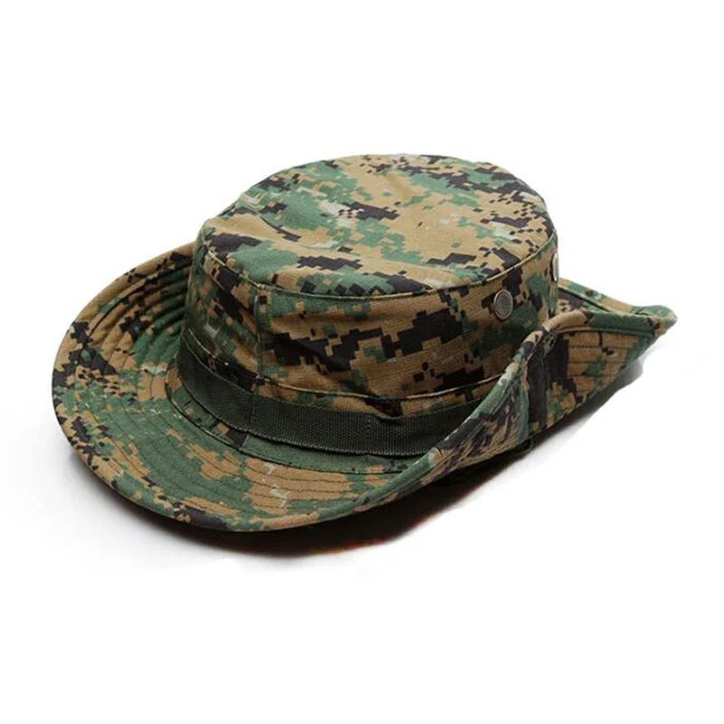Airsoft Tactical Sniper Camouflage Boonie Hats Nepalese Cap Fishing Hat Men's Sunscreen Sombrero Hunting Camping camouflage hat tactical hat tactical boonie hat