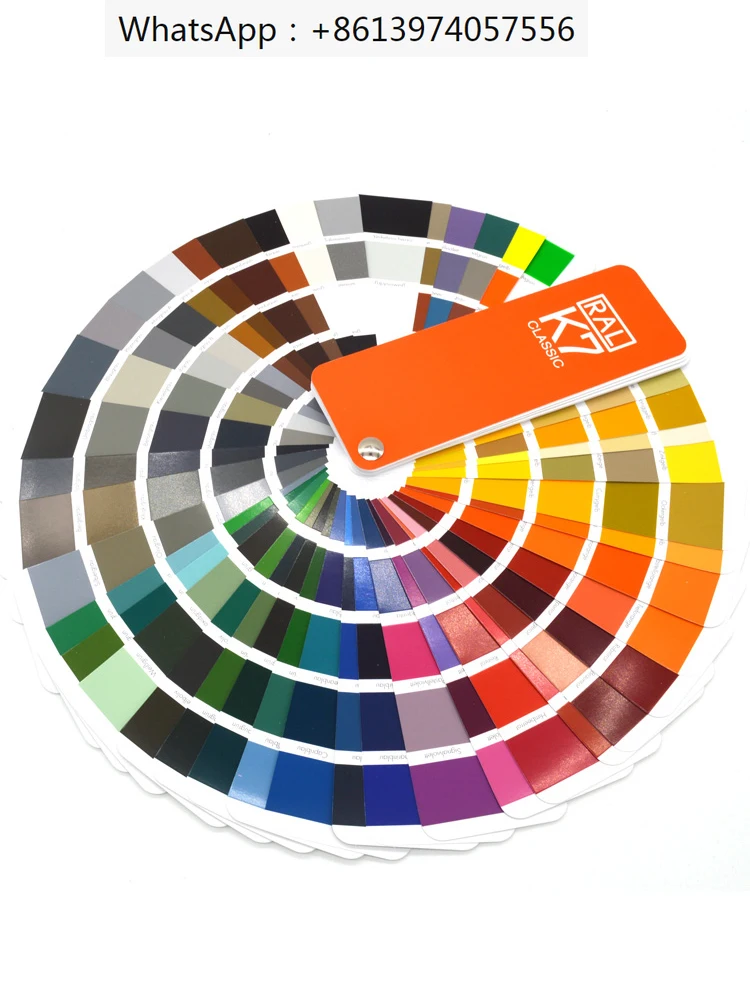 2022 Nuova Carta A Colori Raoul Carta A Colori Ral K7 Standard Universale Colore Standard Carta Vernice Colore Miscelazione Rivestimento 216 Carte Cam