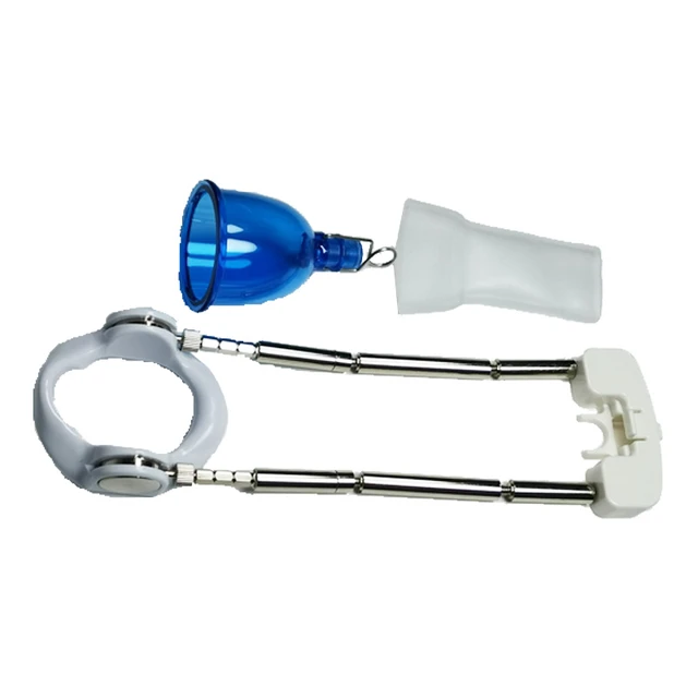 Male Penis Extender Enlargement Vacuum Cup Plastic Top Cradle Head Hanger  Sex Toy Men Dick Glans Pump Stretcher Enlarger System