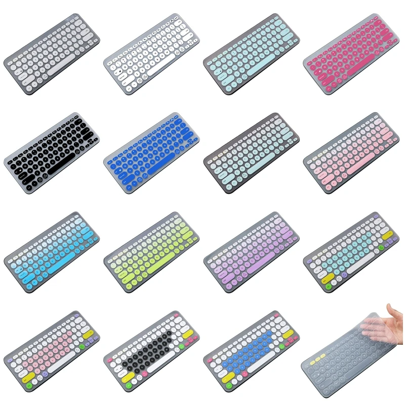 keyboard cover keyboard silicone cover ultra thin silicone laptop keyboard cover skin protector for Logitech K380 keyboard