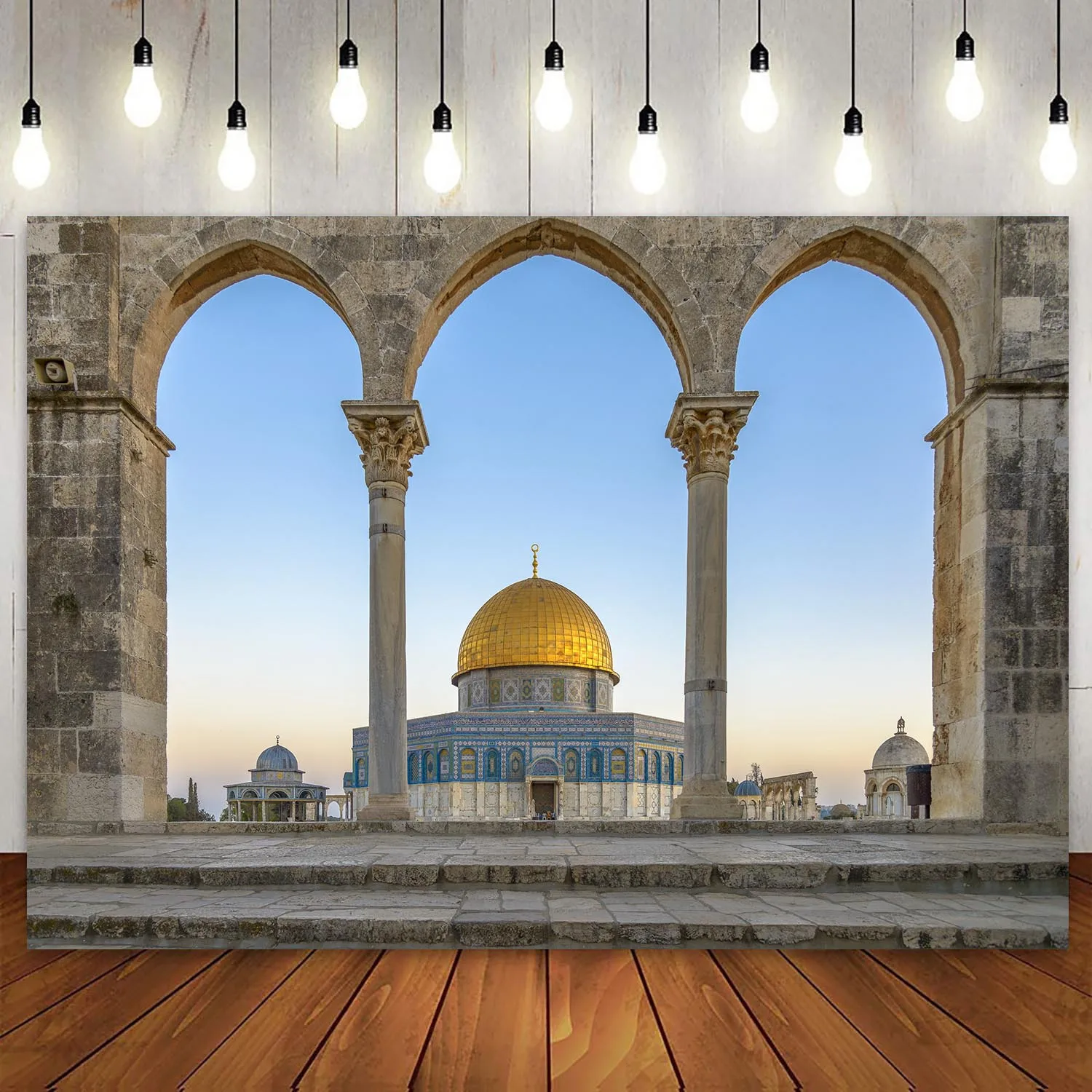 Jerusalem Backdrop Tower David Old Ancient City Landmark Jewish Wailing Wall Western Landscape Photography Background