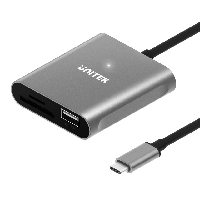 3-in-1 Type C to USB A with MicroSD reader