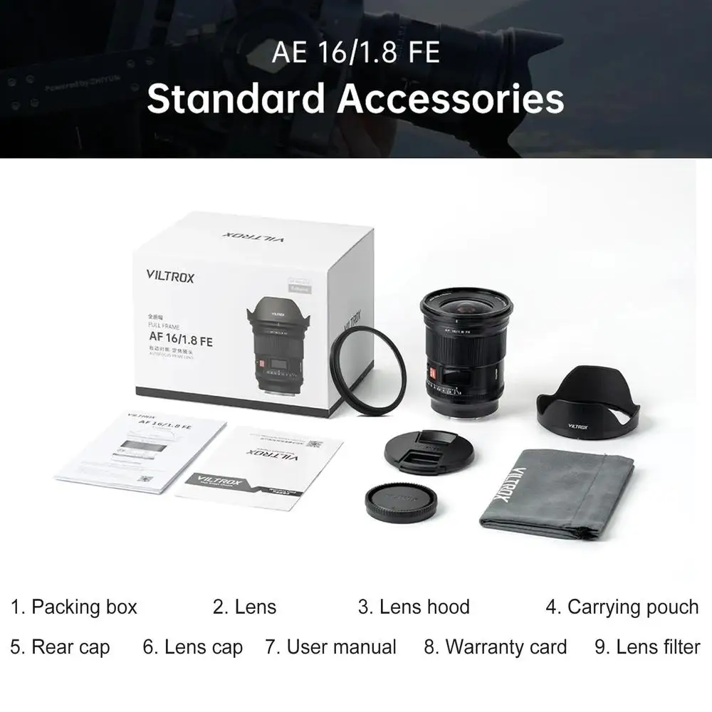 16mm 24mm 50mm 85mm F1.8 Full-Frame Auto Focus Large Aperture Ultra Wide Angle S