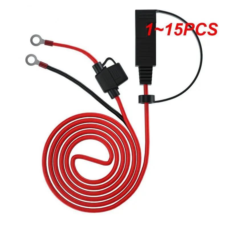 

1~15PCS 1.4M 12V Ring Terminal SAE to O Ring Connecter Extension Cord Cable Connector Car Motorcycle Battery Charger Maintainer
