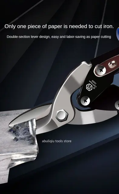 Metal Cutting Shears Tin Snips  Left Cutting Aviation Snips - Snips 10  Metal Cutting - Aliexpress