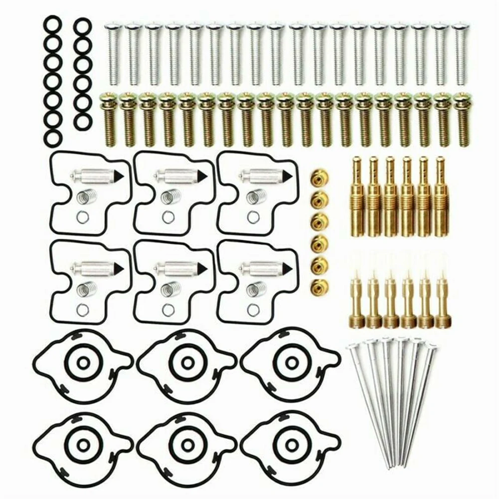 6x Carburetor Repair Kit Motorcycle For Honda GL1500C GL1500CT Tour ...