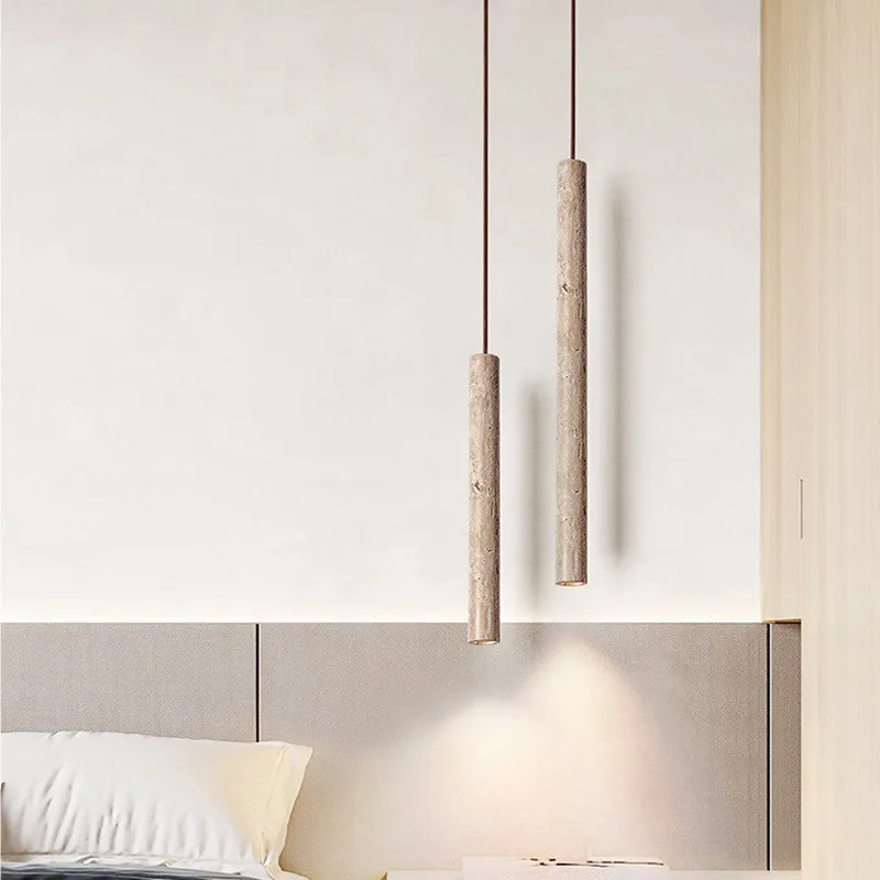 مصباح من الحجر الأصفر، مستوحى من الكهوف، مع لمسات...