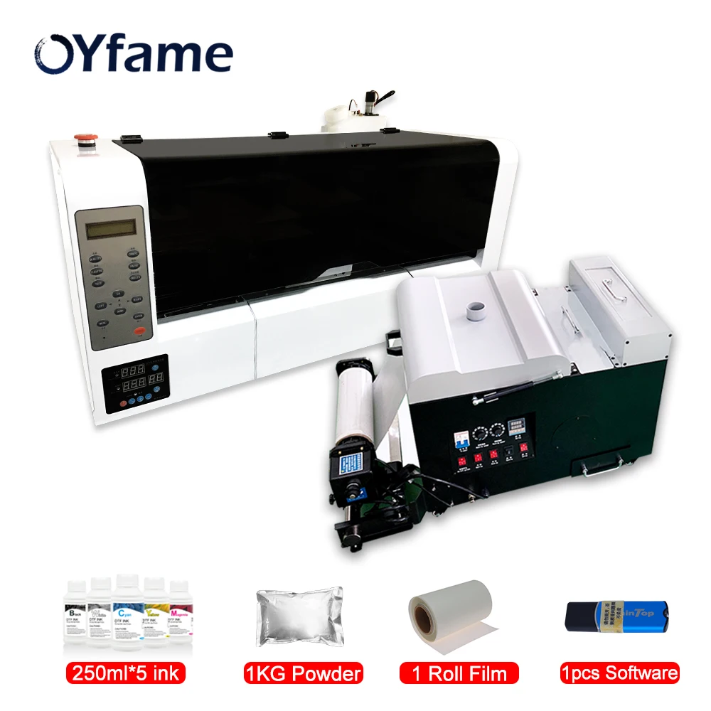 

OYfame A3 dtf printer dtf for tshirt print dual XP600 printerhead Directy Trasnfer Film Printer Garment A3 tshirt Print Machine