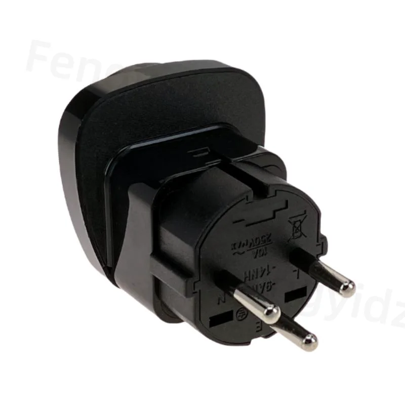 Travel Adapter Israel to US/Italy/Brazil/Schuko Universal Electric Plug Adapter converter pluggable embedded 250V 10A