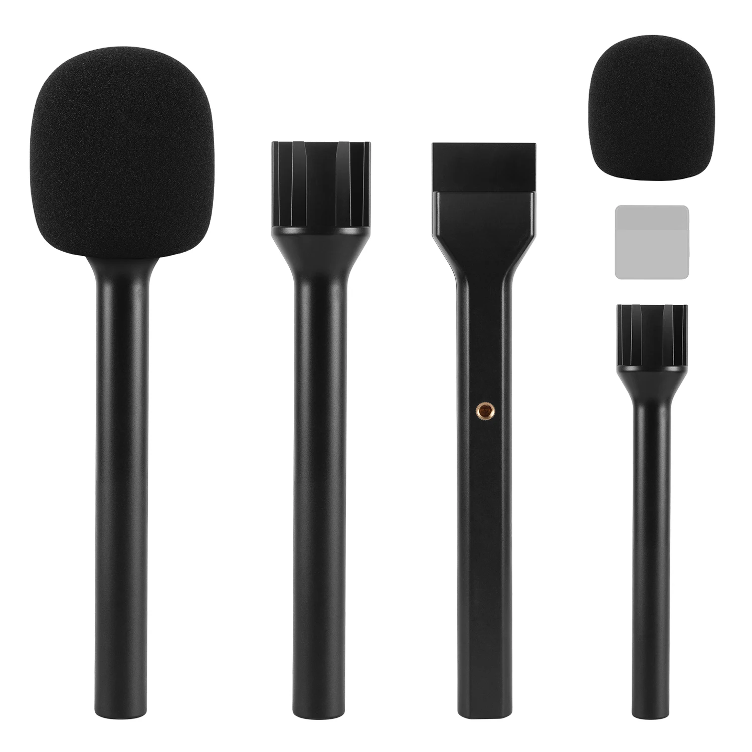 Support de microphone sans fil Interview Transmetteur portatif Poignée de  chaussure froide avec pare-brise pour Relacart Synco Rode Mic