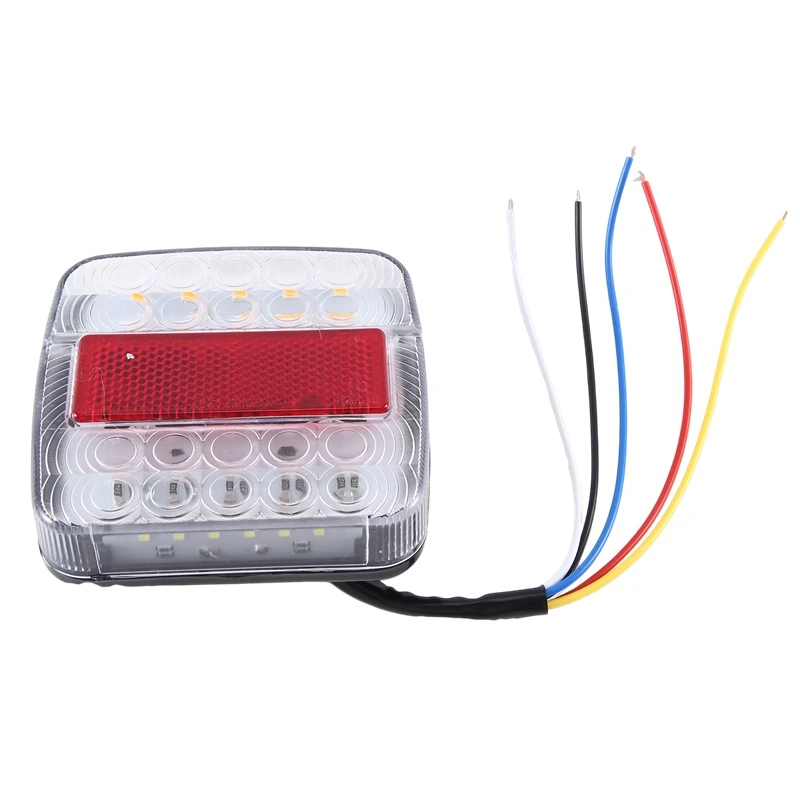 

Задняя фара 12 В, задняя фара двойного цвета, универсальные автомобильные принадлежности, запасные части, белая крышка