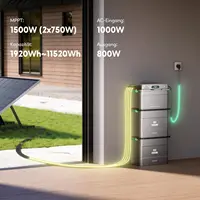ZENDURE SolarFlow 800 Plus – Centrale solaire de balcon tout-en-un avec stockage, batterie LiFePO₄ 1 920 Wh, double MPPT, système 48 V, IP65, extensible de manière modulaire, HEMS et pilotage par application inclus 5