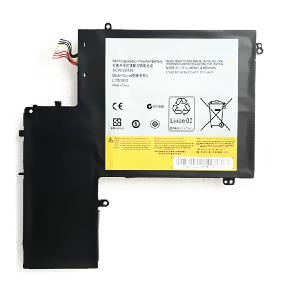 

11.1V 46WH New OEM Genuine Original Notebook Battery L11M3P01 3ICP5/56/120 For Lenovo IdeaPad U310 Laptop Generic