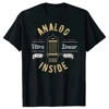 VU Meter Music Sound DB DJ Retro Vintage Classic T Shirt Men Casual Short Sleeve Tees Tops Harajuku Analog Audio Mens Clothing 3