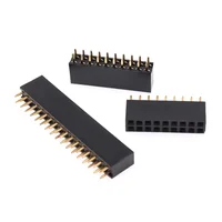 2.54mm Double Row Female Header Socket 2.54mm Pitch 2*2p 3p 4p 5p 6p 8p 10p 12p 40p Pin Connector 3