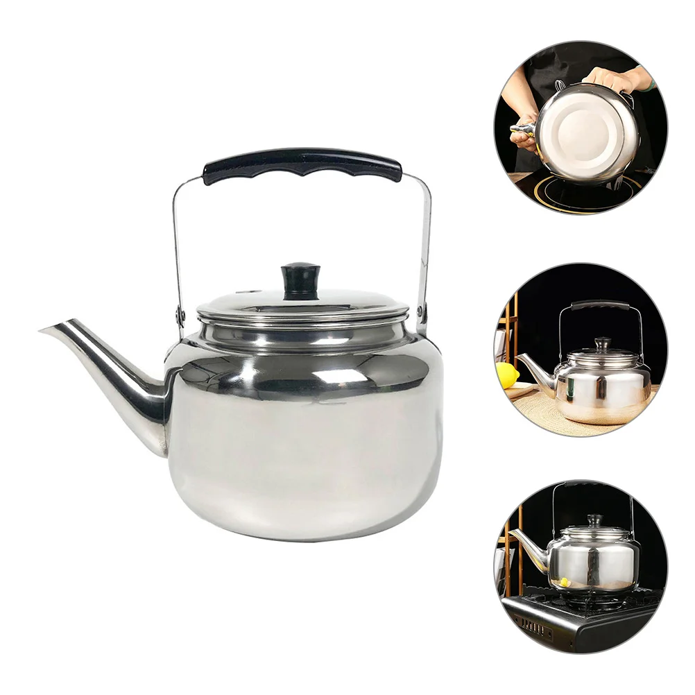 

Stainless Steel Kettle Teapot Kitchen Whistling Household Water Gadget Teakettle