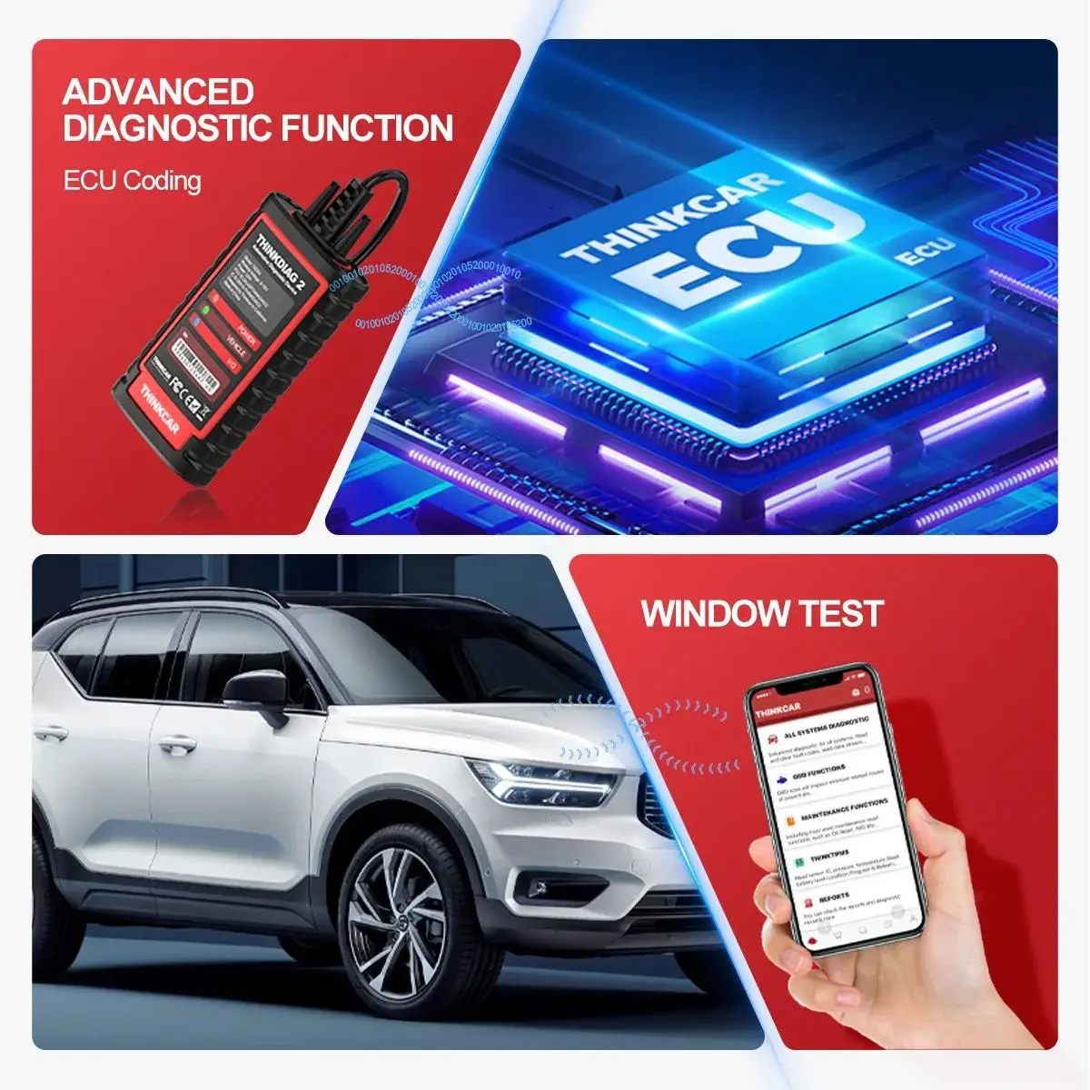 THINKCAR KINKDIAG 2, KINGBOLEN Ediag Plus, CANFD 프로토콜, 모든 시스템 자동차 진단 도구,  ECU 코딩 액티브 테스트, 16 RET - AliExpress