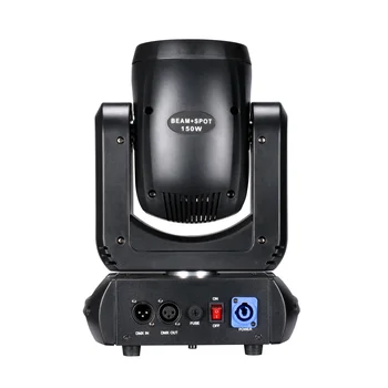 미니 LED 무빙 헤드 라이트, 150W 빔, 스팟, 18 회전 프리즘, Dj Dmx 무대 효과 조명, 디스코 바