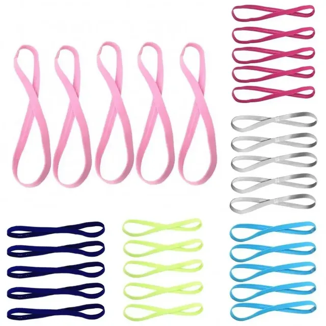 60451-40ddb3.jpg 5-30PcsThin Elastic Headbands Non Slip Sport Sweatbands For Running Soccer Basketball Cycling Workouts Gym Tennis Hiking Volleyb