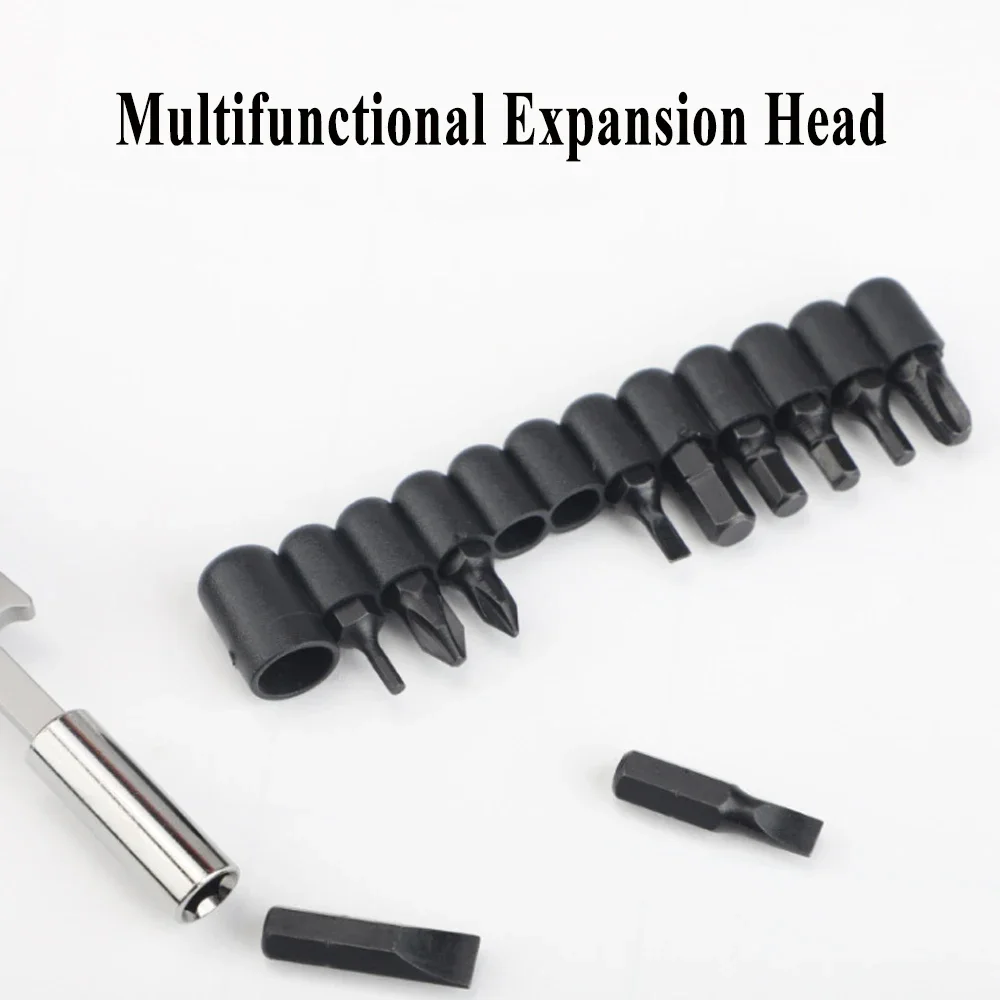 Description Picture 4 of item12 IN 1 Multi-function Tools Batch Head Combination Screwdriver Set Multi-function Pliers Partner Multi-model Batch Head Set