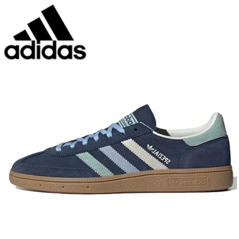 Adidas Originals Spzl Men Women Skateboarding Shoes Comfortable Non-slip Wear-resistant Low Top Blue Orange skateboarding shoes