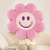 58/83cm Smiling Face Sunflower Plush Pillow Stuffed 8-petal Flower Plant Seat Cushion Party Home Decor Gift 2