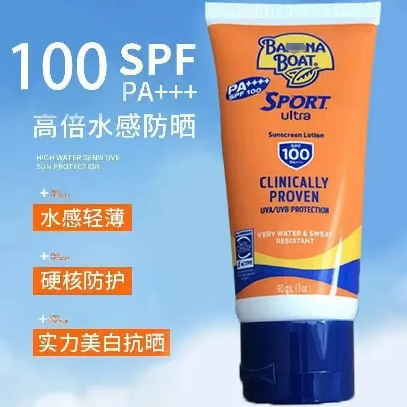1pc / 3pcs SPF100 Sunscreen Moisturizing Waterproof Sweatproof Isolation UV Unisex 90ml Skin Skincare