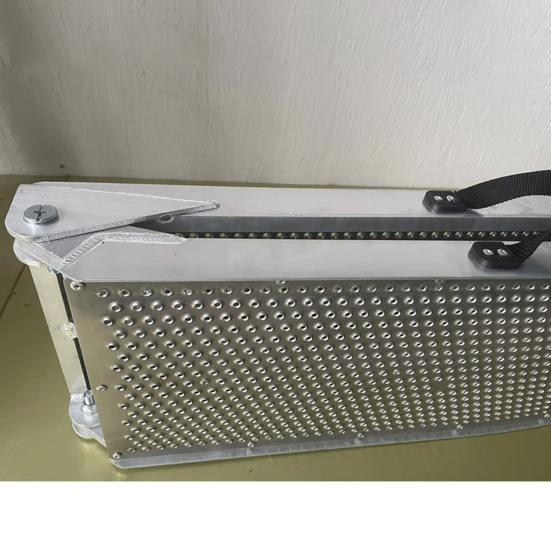 Aluminum Ladder ATV for Pickup Trucks Aluminum Portable Capacity Scrambling Motorcycle Ladder Enhanced Ramp Rack 1pc