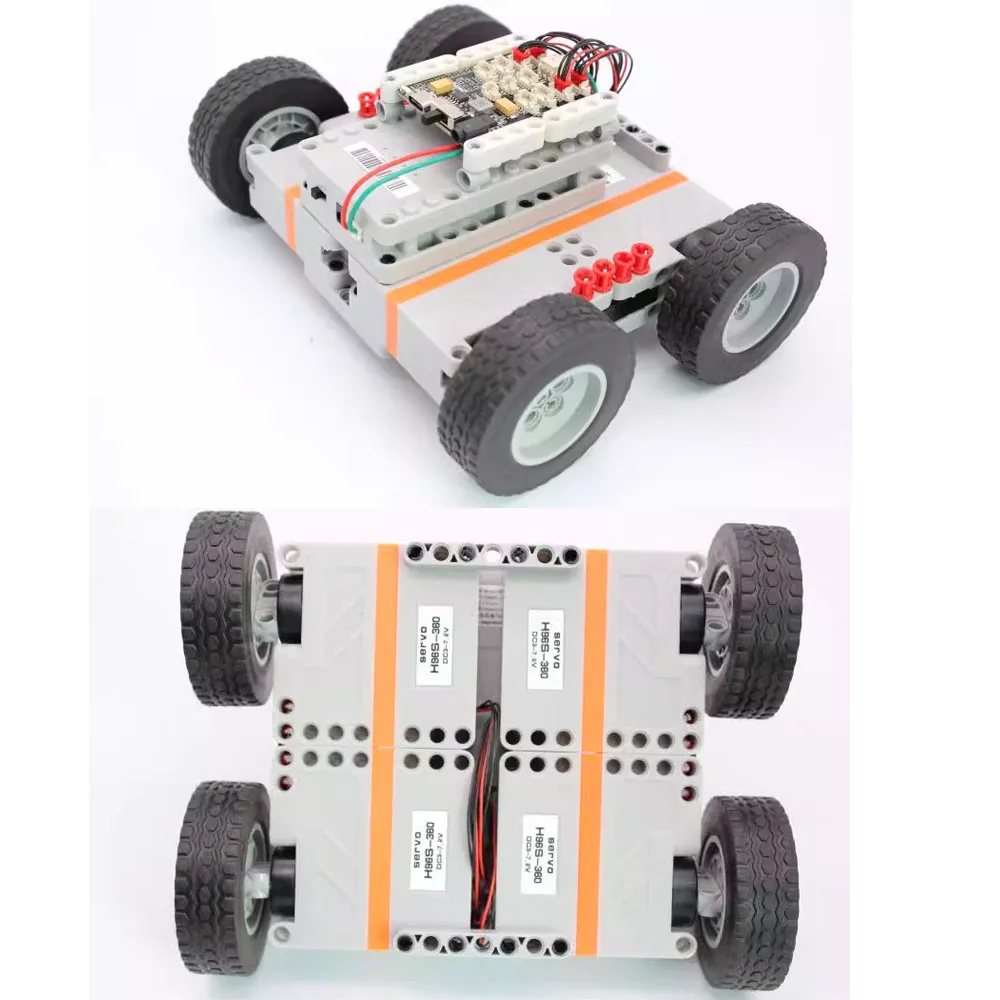 Servomotor de bloque de construcción, engranaje de Metal Digital de alto Torque, 13KG, 180 grados, Compatible con legoeds, Robot DIY, vehículos de coche MOC