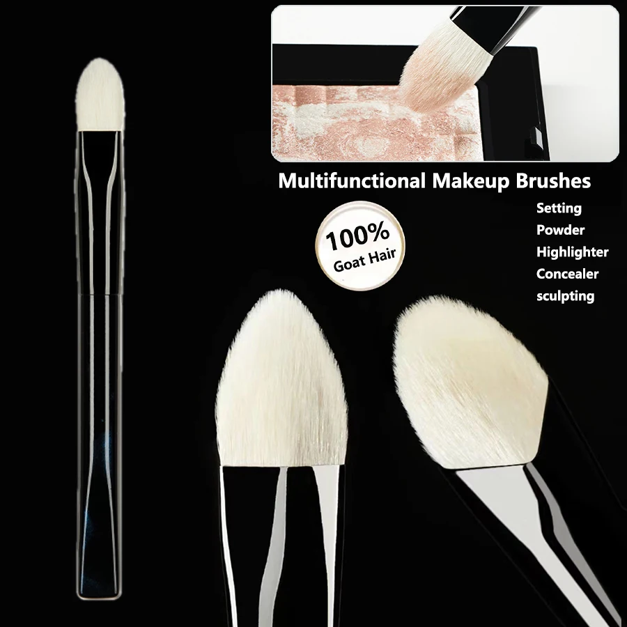 

Multifunctional Makeup Brushes Kabuki Setting Powder Highlighter Brush Concealer Brush Precise Tapered Goat Hair Makeup Tools