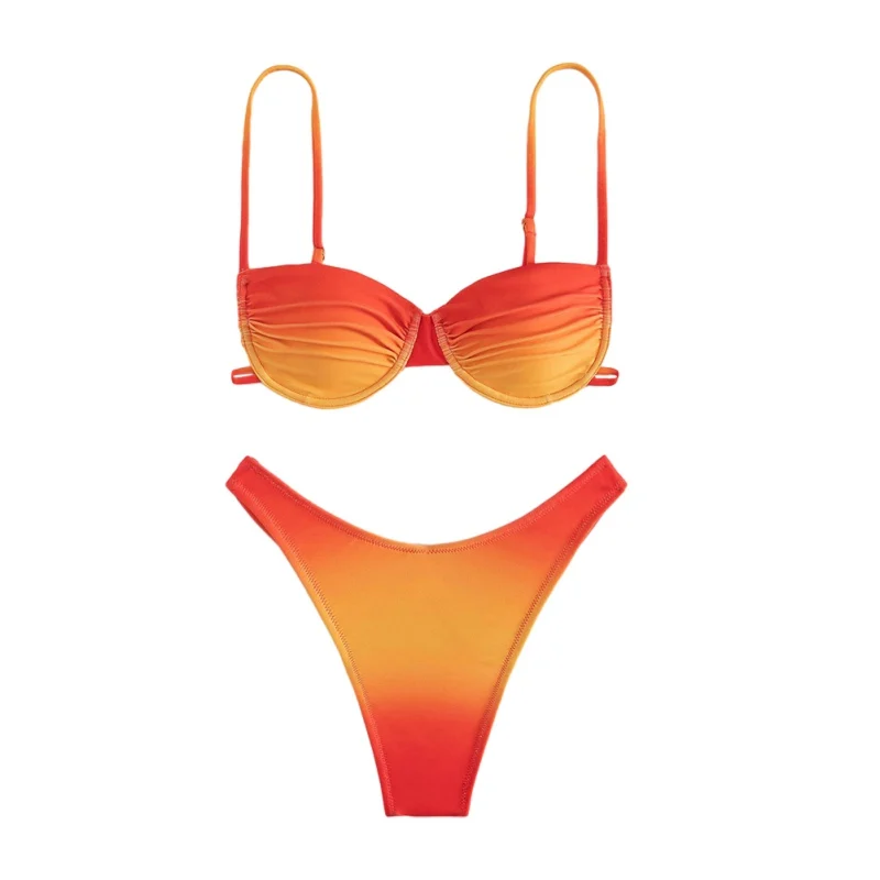 Finely crafted Femininity Bikini set Beachwear Triangle Ladies swimwear