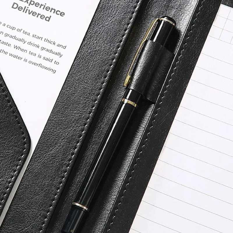 Business Folder Multifunctional A4 Conference Leather Contract File Folders