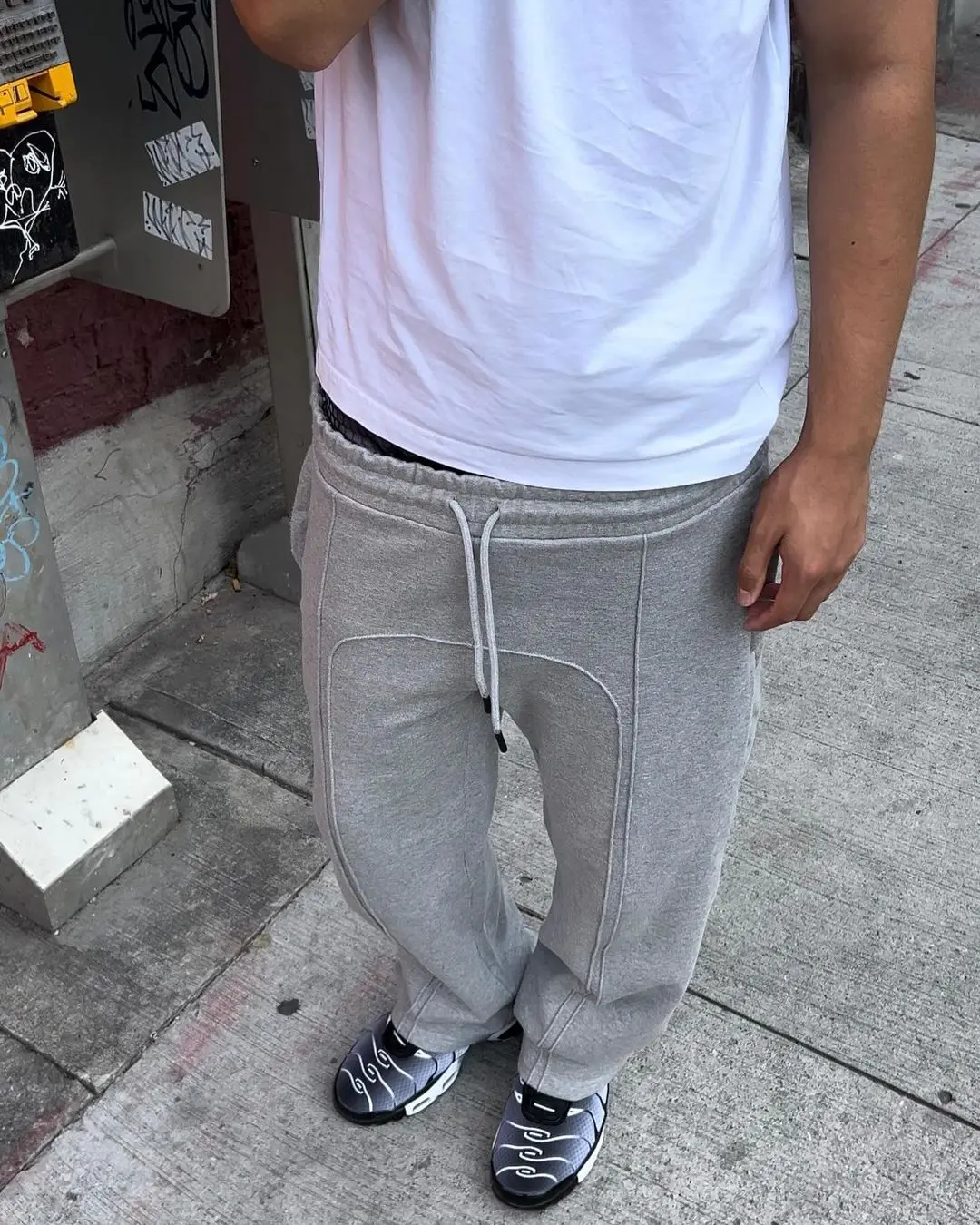 Wide Leg Pants Men's Straight Casual Pants American Harajuku Retro