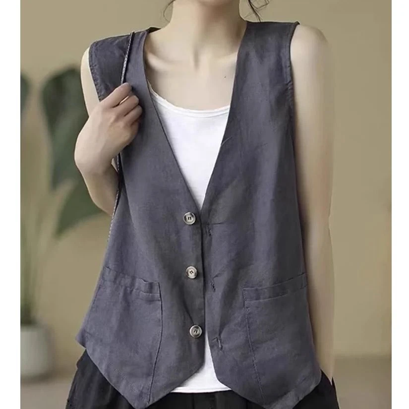 Gray (cotton and linen good fabrics)