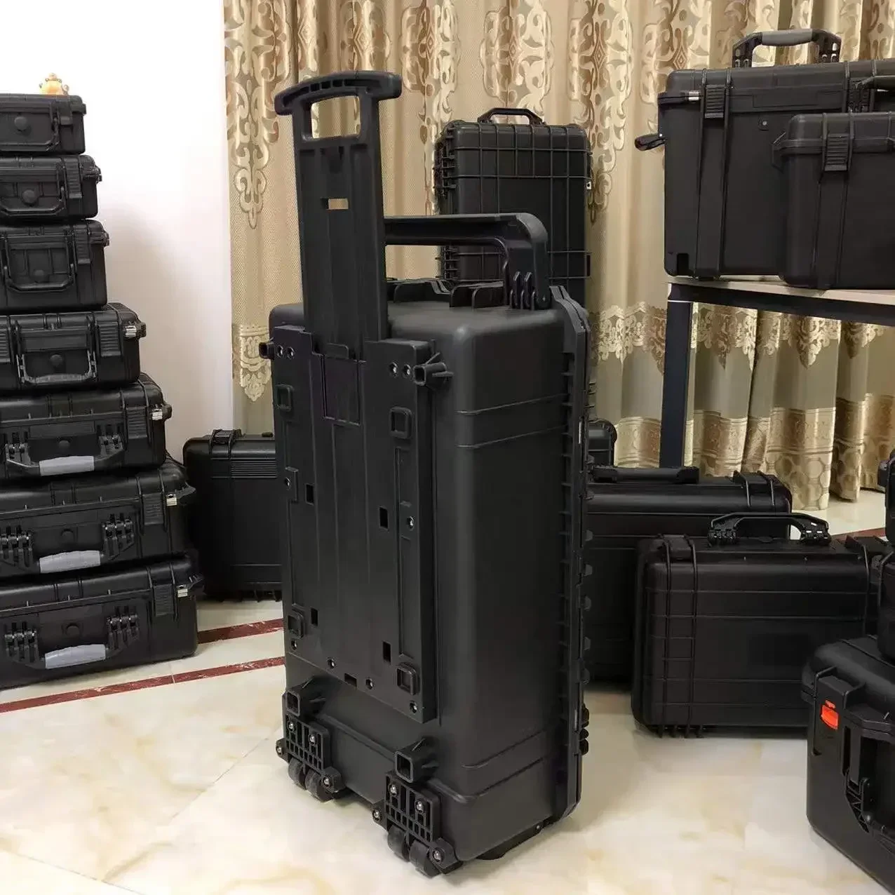 for 720x530x280mm DPC134-2 china IP67 Waterproof plastic pelican hard case with foam 5