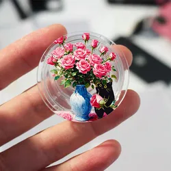 Van Gogh-Inspired Cat Oil Painting Foldable Phone Stand & Grip Holder for Clear Grip (Style 1)