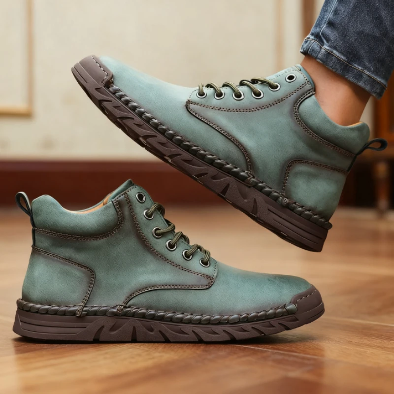 Womens Loafers Breathable Slip on Italian Walking Shoes Handmade Leather Casual Sneakers 2025 Hot Sale Moccasins Outdoor Shoes