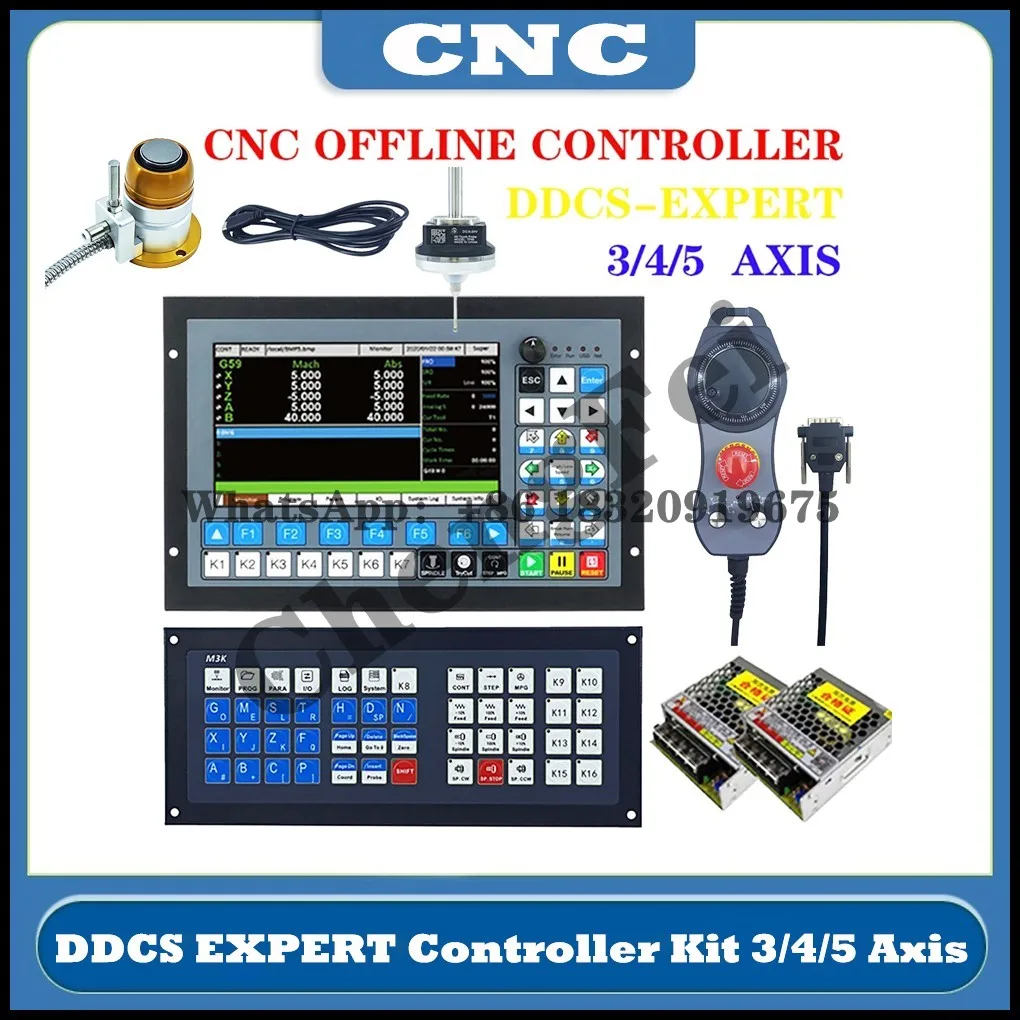 

DDCS EXPERT CNC M350 3/4/5axis ATC 1Mhz offline controller Z-axis 3D probe stepper servo motor replacement DDCSV 3.1 Cyclmotion